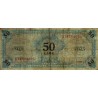 Italie - Occcupation alliée - Pick M 14a - 50 lire - Lettres A A - Séries 1943 - Etat : TTB-