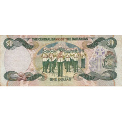 Bahamas - Pick 69 - 1 dollar - Série DL - 2001 - Etat : TB+