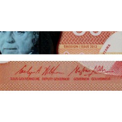 Canada - Pick 109b - 50 dollars - Série GHV - 2012 (2015) - Polymère - Etat : NEUF