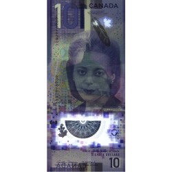 Canada - Pick 113c - 10 dollars - Série FFM - 2018 (2021) - Polymère - Etat : NEUF
