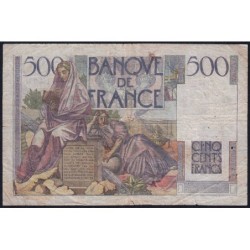 F 34-03 - 07/11/1945 - 500 francs - Chateaubriand - Série Z.45 - Etat : TB-