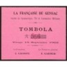 1902 - Gensac - Tombola - La Française de Gensac - SUP à SUP+