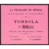 1902 - Gensac - Tombola - La Française de Gensac - SUP à SUP+