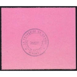 1902 - Gensac - Tombola - La Française de Gensac - SUP à SUP+