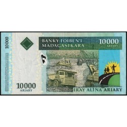 Madagascar - Pick 92b - 10'000 ariary - Série B W - 2009 - Etat : TTB+