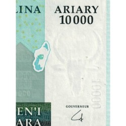 Madagascar - Pick 92b - 10'000 ariary - Série B W - 2009 - Etat : TTB+