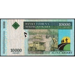 Madagascar - Pick 92c - 10'000 ariary - Série D H - 2009 - Etat : TB+