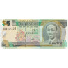 Barbade - Pick 67b - 5 dollars - Série G54 - 01/05/2007 (2009) - Etat : pr.NEUF
