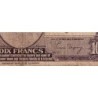 Luxembourg - Pick 44a_1 - 10 francs - Sans série - 1944 - Etat : TB-