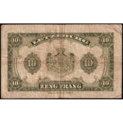 Luxembourg - Pick 44a_1 - 10 francs - Sans série - 1944 - Etat : TB