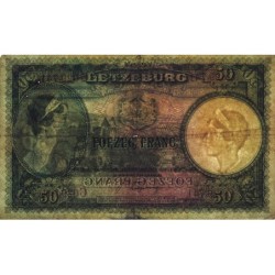 Luxembourg - Pick 46a - 50 francs - Série C - 1944 - Etat : TB+