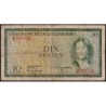 Luxembourg - Pick 48a_2 - 10 francs - Série D - 1959 - Etat : B