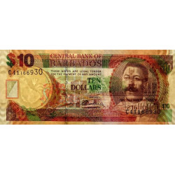 Barbade - Pick 68b - 10 dollars - Série C41 - 01/05/2007 (2009) - Etat : NEUF