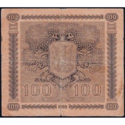 Finlande - Pick 65a_1 - 100 markkaa - Litt. C - Série K - 1922 (1931) - Etat : TB-
