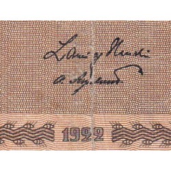 Finlande - Pick 65a_1 - 100 markkaa - Litt. C - Série K - 1922 (1931) - Etat : TB-