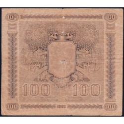 Finlande - Pick 65a_7 - 100 markkaa - Litt. C - Série AI - 1922 (1931) - Etat : TB-