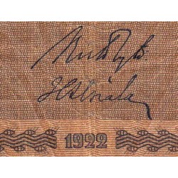 Finlande - Pick 65a_15 - 100 markkaa - Litt. C - Série Ö - 1922 (1931) - Etat : TB-