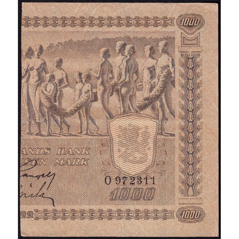 Finlande - Pick 67Cc_25 - 500 markkaa - Litt. C - Série O - 1922 (1946) - Etat : TTB+