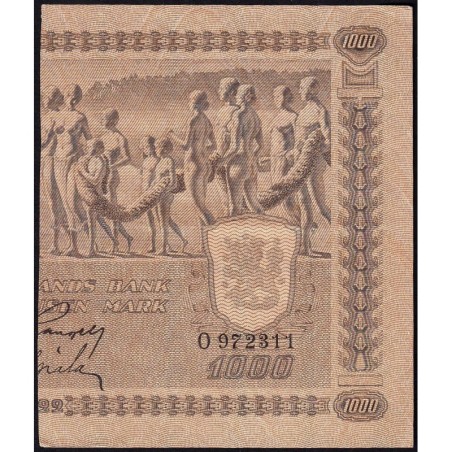 Finlande - Pick 67Cc_25 - 500 markkaa - Litt. C - Série O - 1922 (1946) - Etat : TTB+