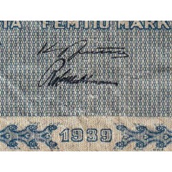 Finlande - Pick 72a_16 - 50 markkaa - Litt. D - Série C - 1939 - Etat : TB-