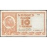 Norvège - Pick 31c - 10 kroner - Série E - 1965 - Etat : TB