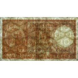 Norvège - Pick 31c - 10 kroner - Série E - 1965 - Etat : TB