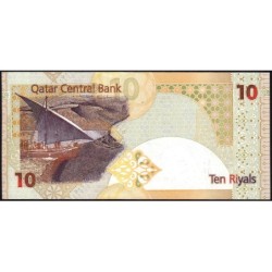 Qatar - Pick 30_1 - 10 riyals - Série ‭د / 50 - 2008 - Etat : NEUF