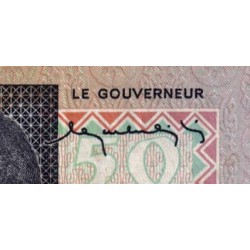Madagascar - Pick 62 - 50 francs - 10 ariary - Série A/6 - 1974 - Etat : TTB