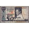 Madagascar - Pick 62 - 50 francs - 10 ariary - Série A/49 - 1974 - Etat : B+