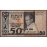Madagascar - Pick 62 - 50 francs - 10 ariary - Série A/54 - 1974 - Etat : TB