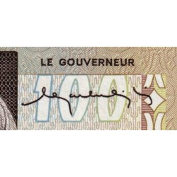 Madagascar - Pick 63 - 100 francs - 20 ariary - Série A/19 - 1974 - Etat : NEUF