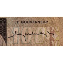 Madagascar - Pick 63 - 100 francs - 20 ariary - Série A/35 - 1974 - Etat : TB-