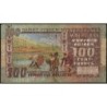 Madagascar - Pick 63 - 100 francs - 20 ariary - Série A/77 - 1974 - Etat : B+