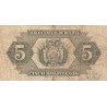 Bolivie - Pick 129_2 - 5 bolivianos - Série S - Loi 1928 (1948) - Etat : TB