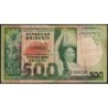 Madagascar - Pick 64 - 500 francs - 100 ariary - Série A/16 - 1974 - Etat : TB-