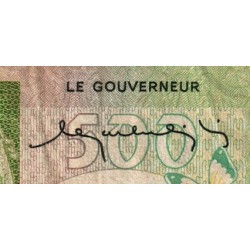 Madagascar - Pick 64 - 500 francs - 100 ariary - Série A/16 - 1974 - Etat : TB-