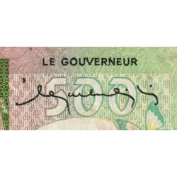 Madagascar - Pick 64 - 500 francs - 100 ariary - Série A/51 - 1974 - Etat : TB+