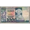 Madagascar - Pick 65 - 1'000 francs - 200 ariary - Série A/6 - 1974 - Etat : TB+