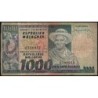 Madagascar - Pick 65 - 1'000 francs - 200 ariary - Série A/24 - 1974 - Etat : B