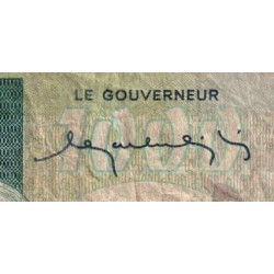 Madagascar - Pick 65 - 1'000 francs - 200 ariary - Série A/43 - 1974 - Etat : TB-
