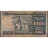 Madagascar - Pick 65 - 1'000 francs - 200 ariary - Série A/45 - 1974 - Etat : B+