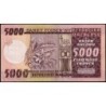 Madagascar - Pick 66 - 5'000 francs - 1'000 ariary - Série A/2 - 1974 - Etat : TTB