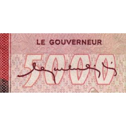 Madagascar - Pick 66 - 5'000 francs - 1'000 ariary - Série A/2 - 1974 - Etat : TTB+