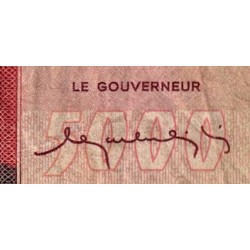 Madagascar - Pick 66 - 5'000 francs - 1'000 ariary - Série A/4 - 1974 - Etat : TB-