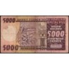 Madagascar - Pick 66 - 5'000 francs - 1'000 ariary - Série A/4 - 1974 - Etat : TB-