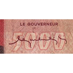 Madagascar - Pick 66 - 5'000 francs - 1'000 ariary - Série A/4 - 1974 - Etat : TB-