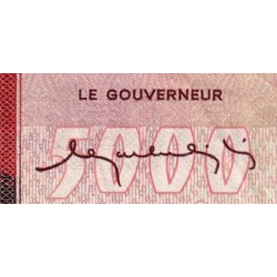 Madagascar - Pick 66 - 5'000 francs - 1'000 ariary - Série A/5 - 1974 - Etat : TTB
