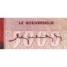 Madagascar - Pick 66 - 5'000 francs - 1'000 ariary - Série A/5 - 1974 - Etat : TTB