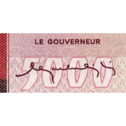 Madagascar - Pick 66 - 5'000 francs - 1'000 ariary - Série A/5 - 1974 - Etat : NEUF