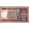 Madagascar - Pick 66 - 5'000 francs - 1'000 ariary - Série A/5 - 1974 - Etat : TTB+